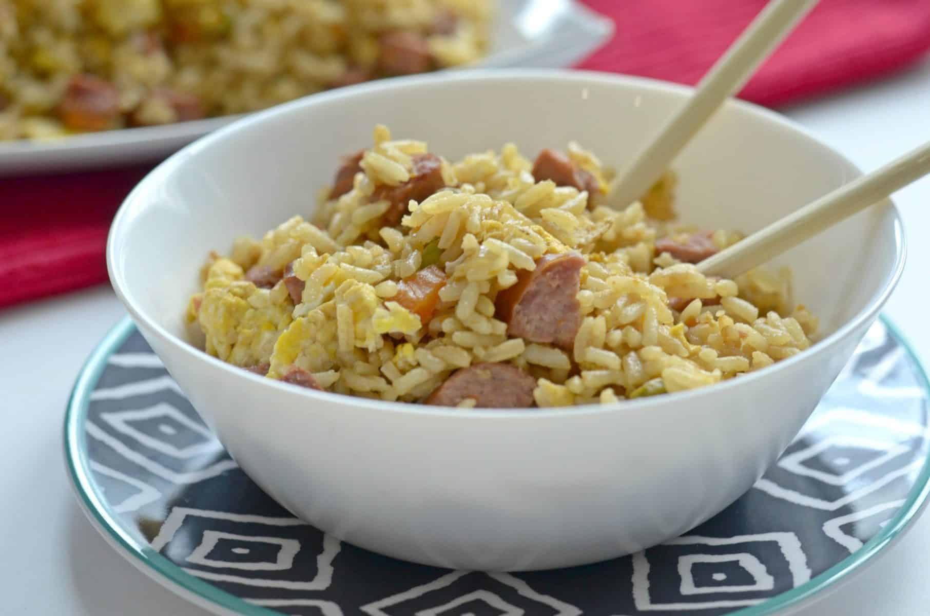 Easy Sausage Fried Rice