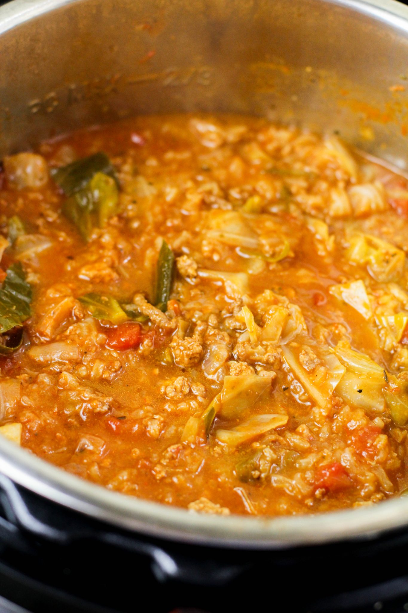 Best Instant Pot Cabbage Soup - Unstuffed Cabbage Roll Soup