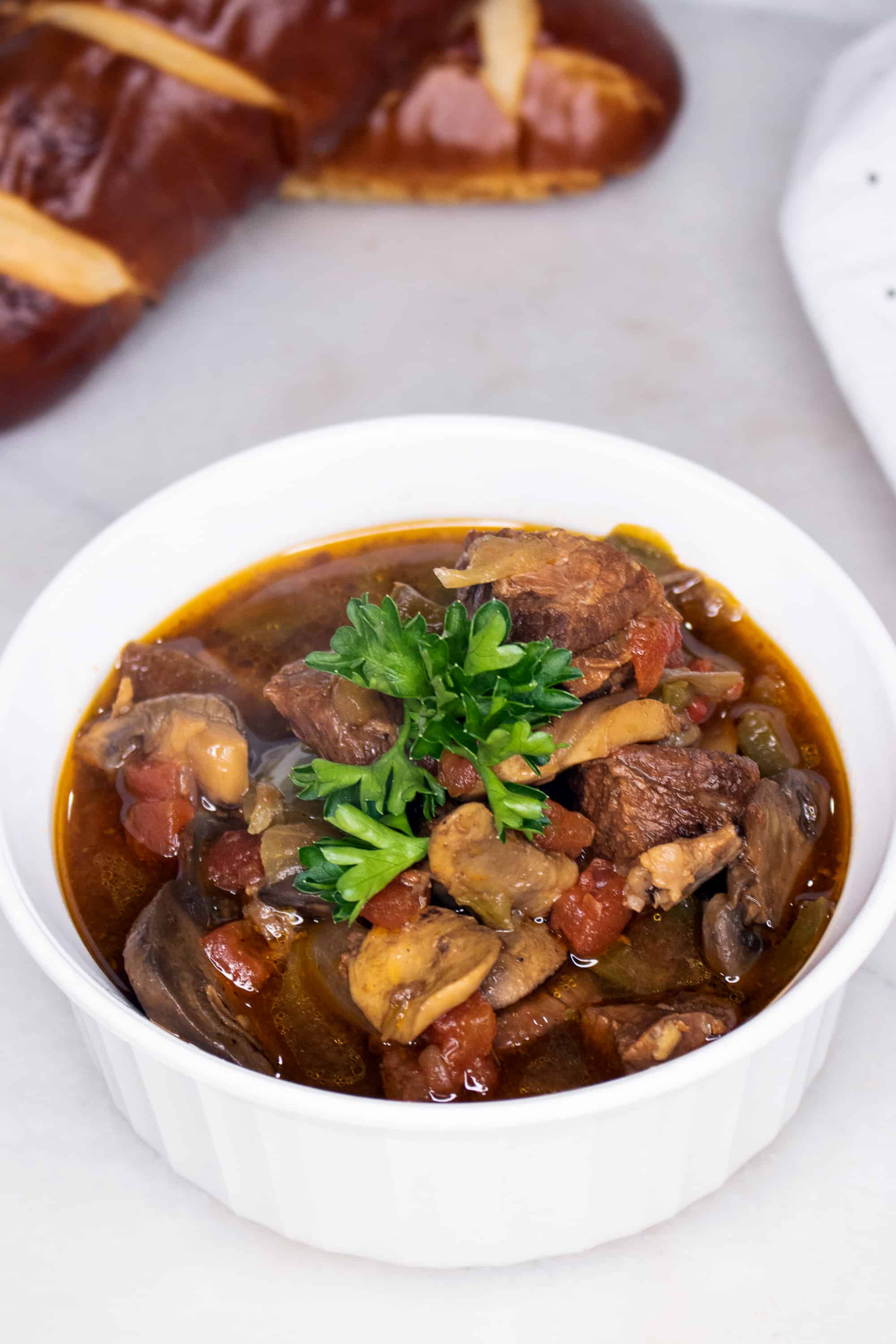 BBQ Slow Cooker Beef Stew