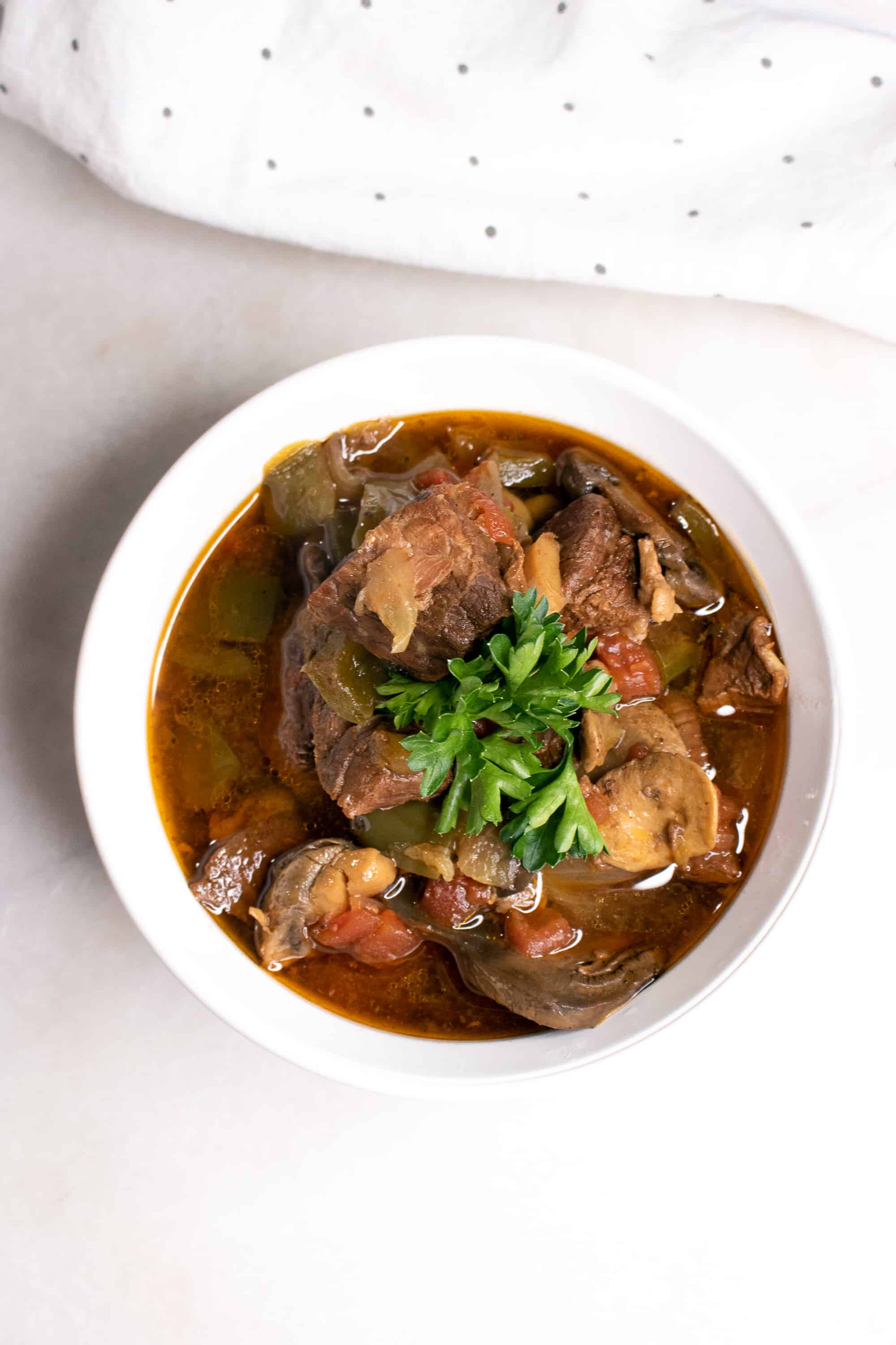 BBQ Slow Cooker Beef Stew