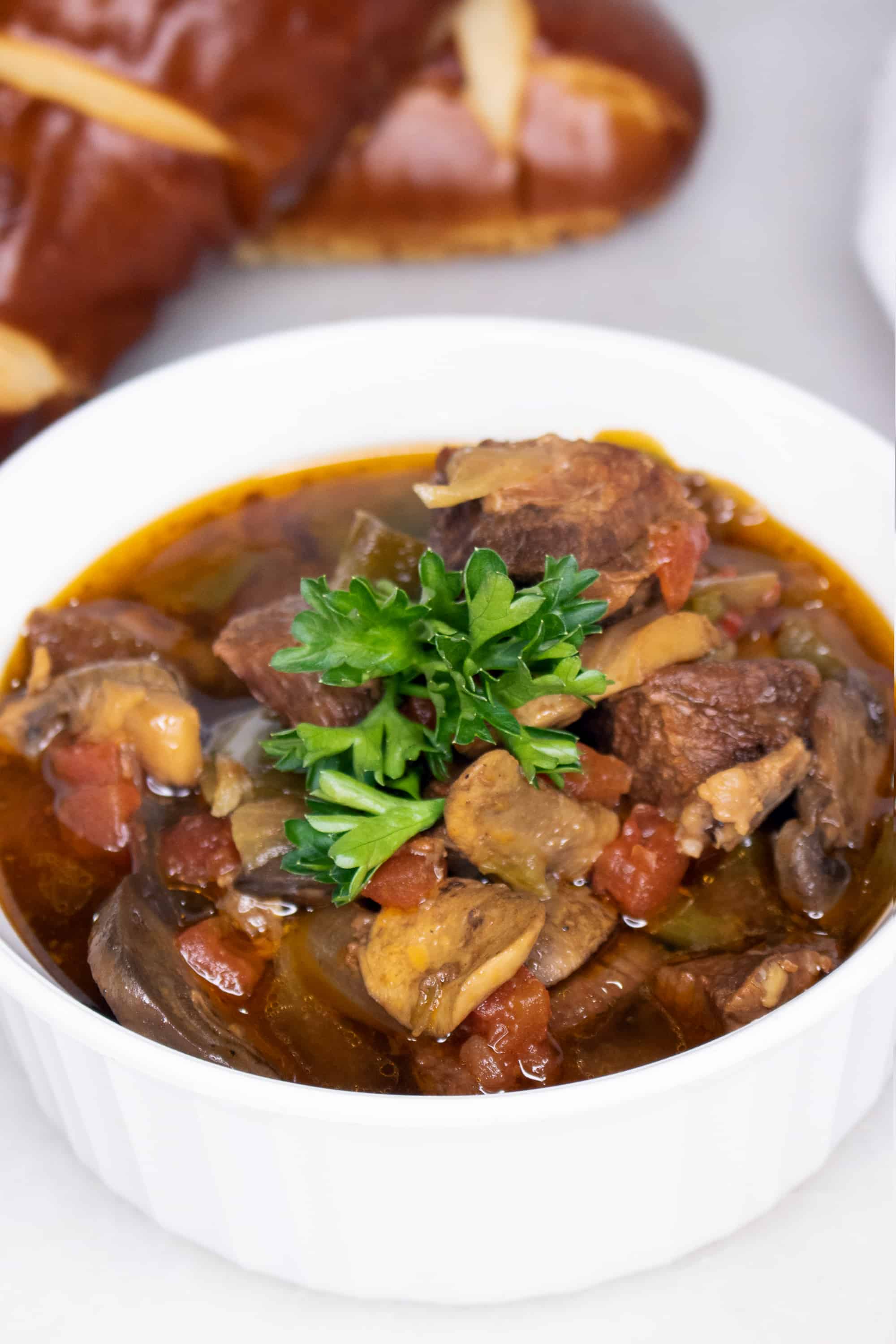 BBQ Slow Cooker Beef Stew