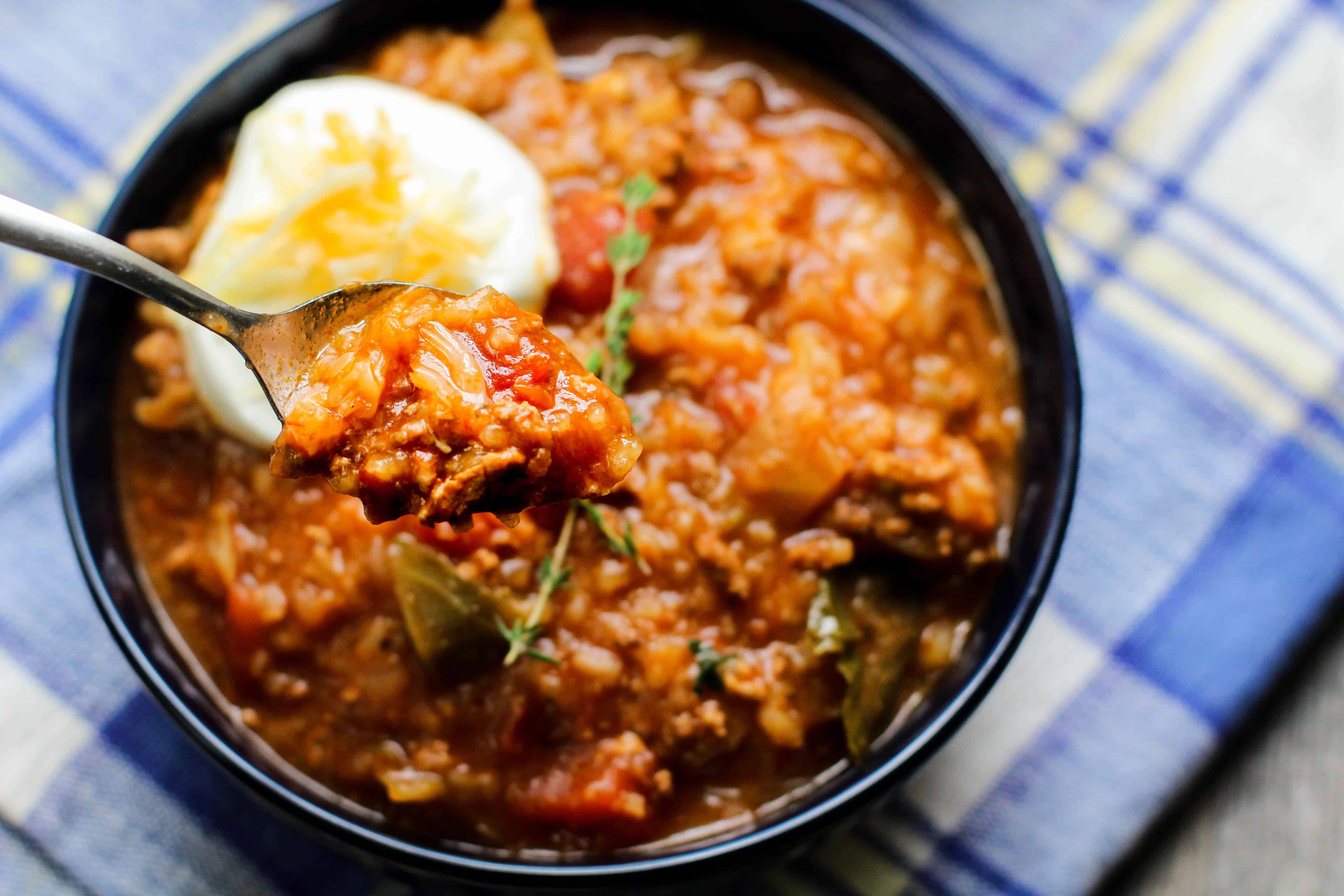 Instant Pot Cabbage Soup