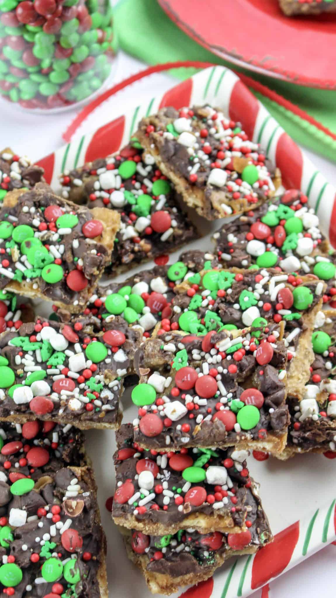 Christmas Crack Saltine Toffee - Sweet Pea's Kitchen