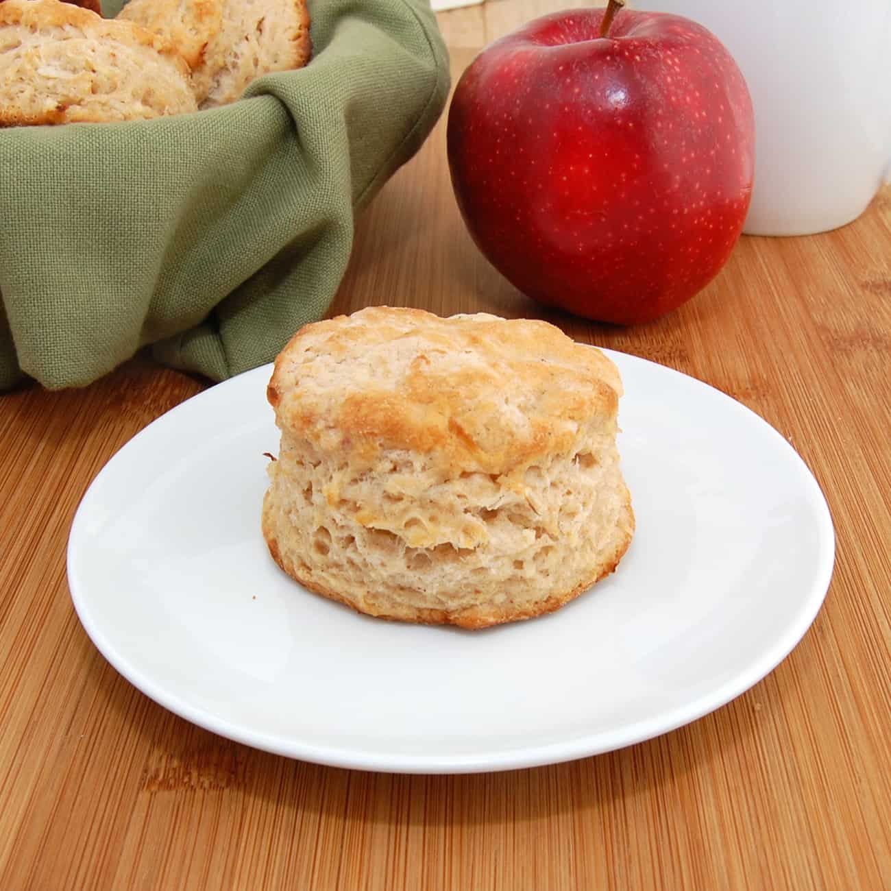 Spiced Apple Buttermilk Biscuits