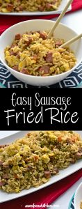 Easy Sausage Fried Rice - Sweet Pea's Kitchen