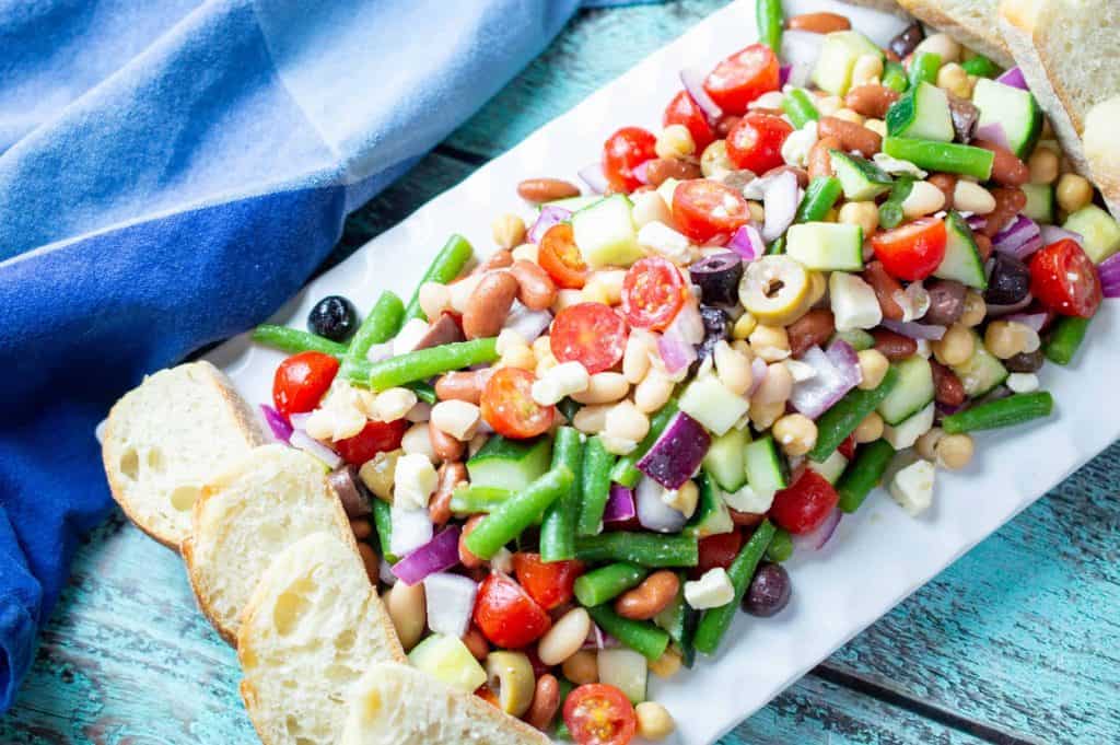 Greek Style 4 Bean Salad Sweet Pea's Kitchen