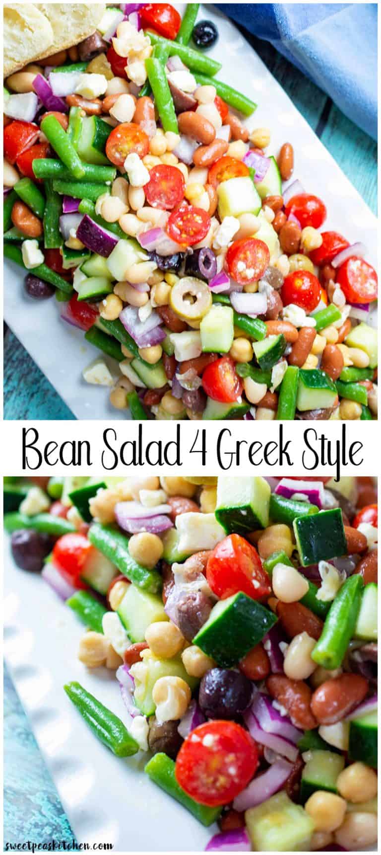 Greek Style 4 Bean Salad Sweet Pea's Kitchen