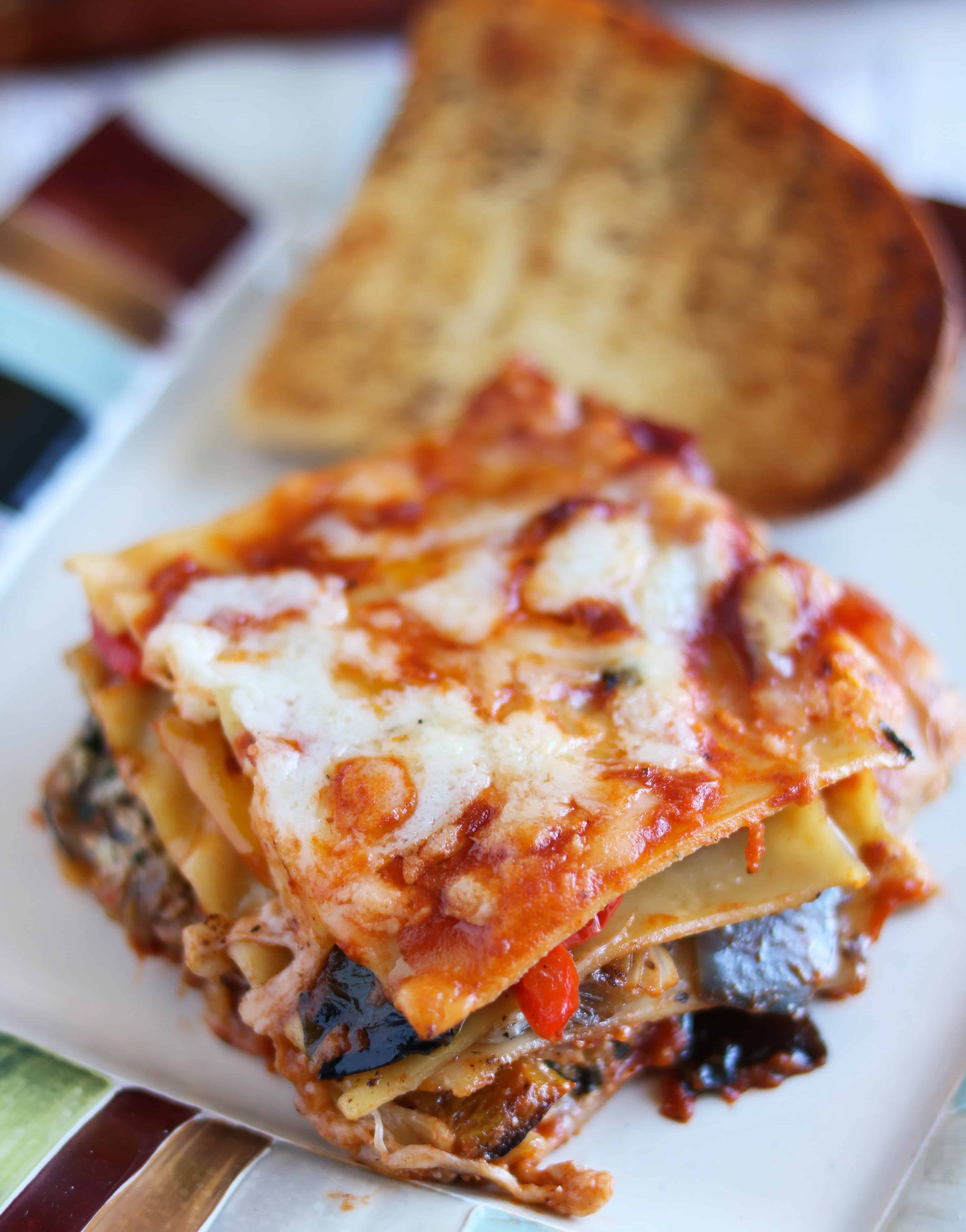 Grilled Veggie Lasagna - Sweet Pea's Kitchen