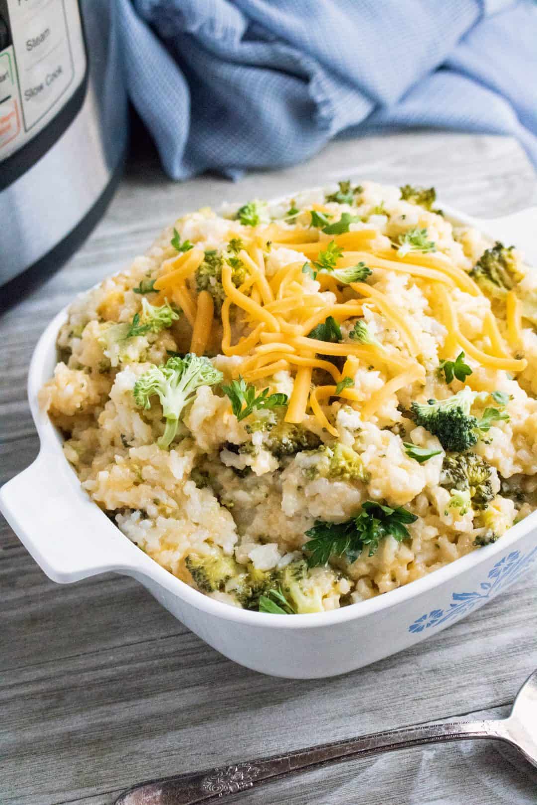 Instant Pot Broccoli and Rice Casserole Sweet Pea's Kitchen