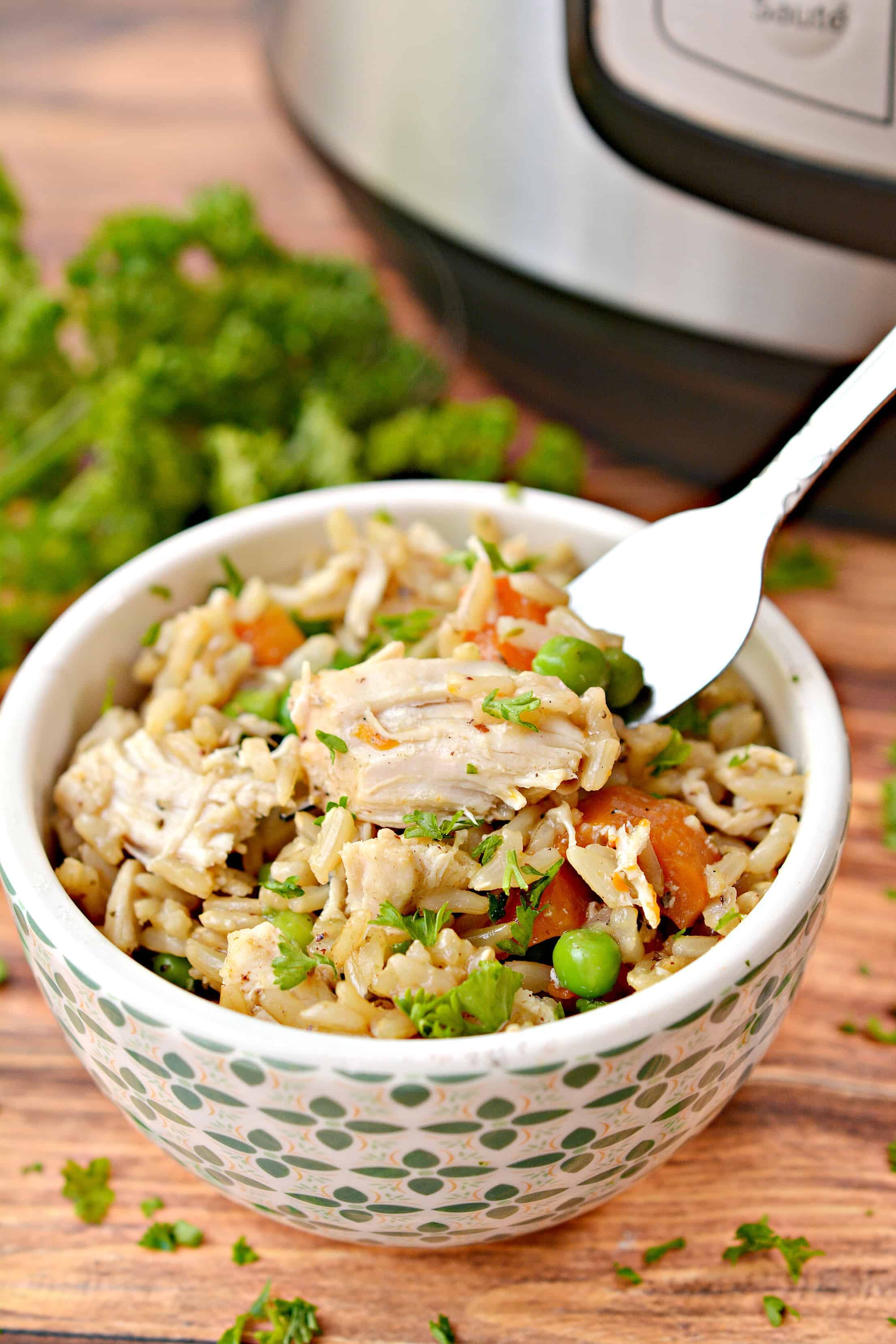 Instant Pot Rice And Chicken Recipe Setkab Com