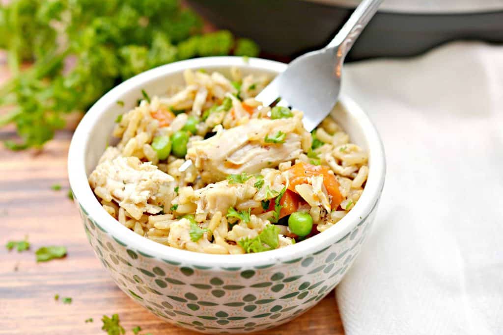 Instant Pot Chicken and Rice - Sweet Pea's Kitchen