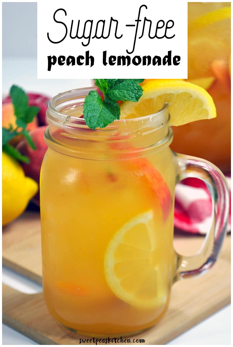 Sugar-Free Peach Lemonade