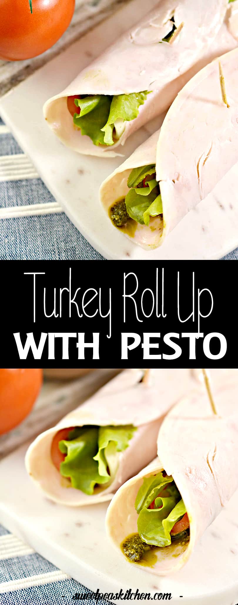 Turkey Roll Up with Pesto