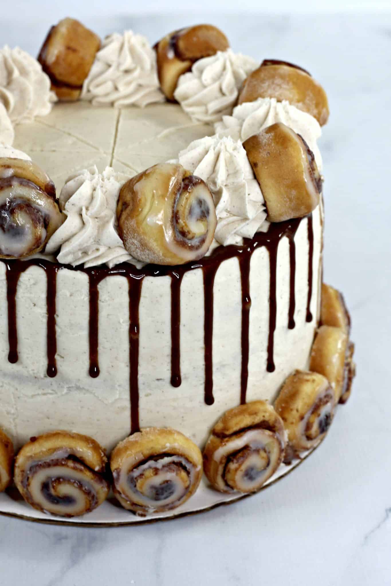 Layered Cinnamon Roll Cake Recipe Sweet Pea's Kitchen