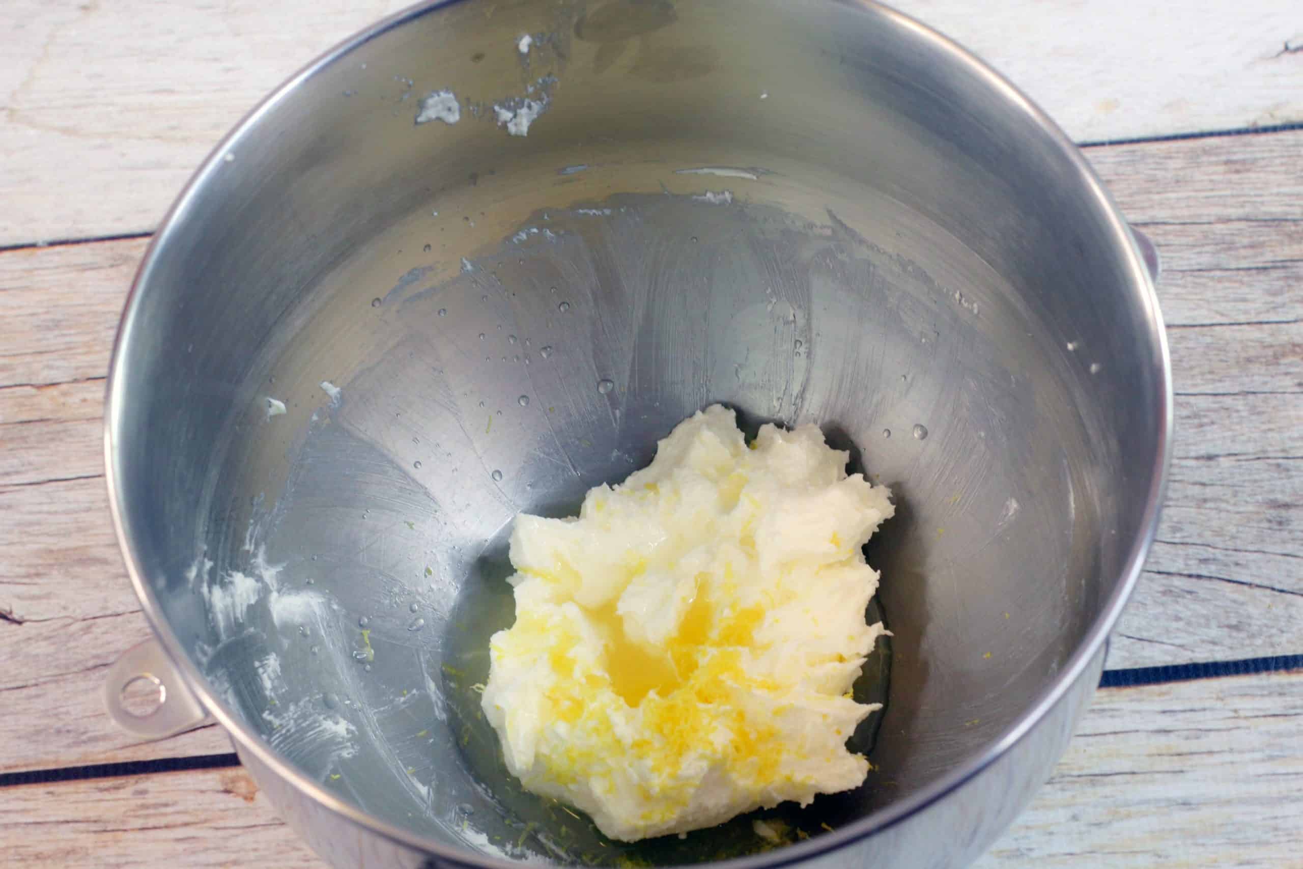creamed butter and lemon