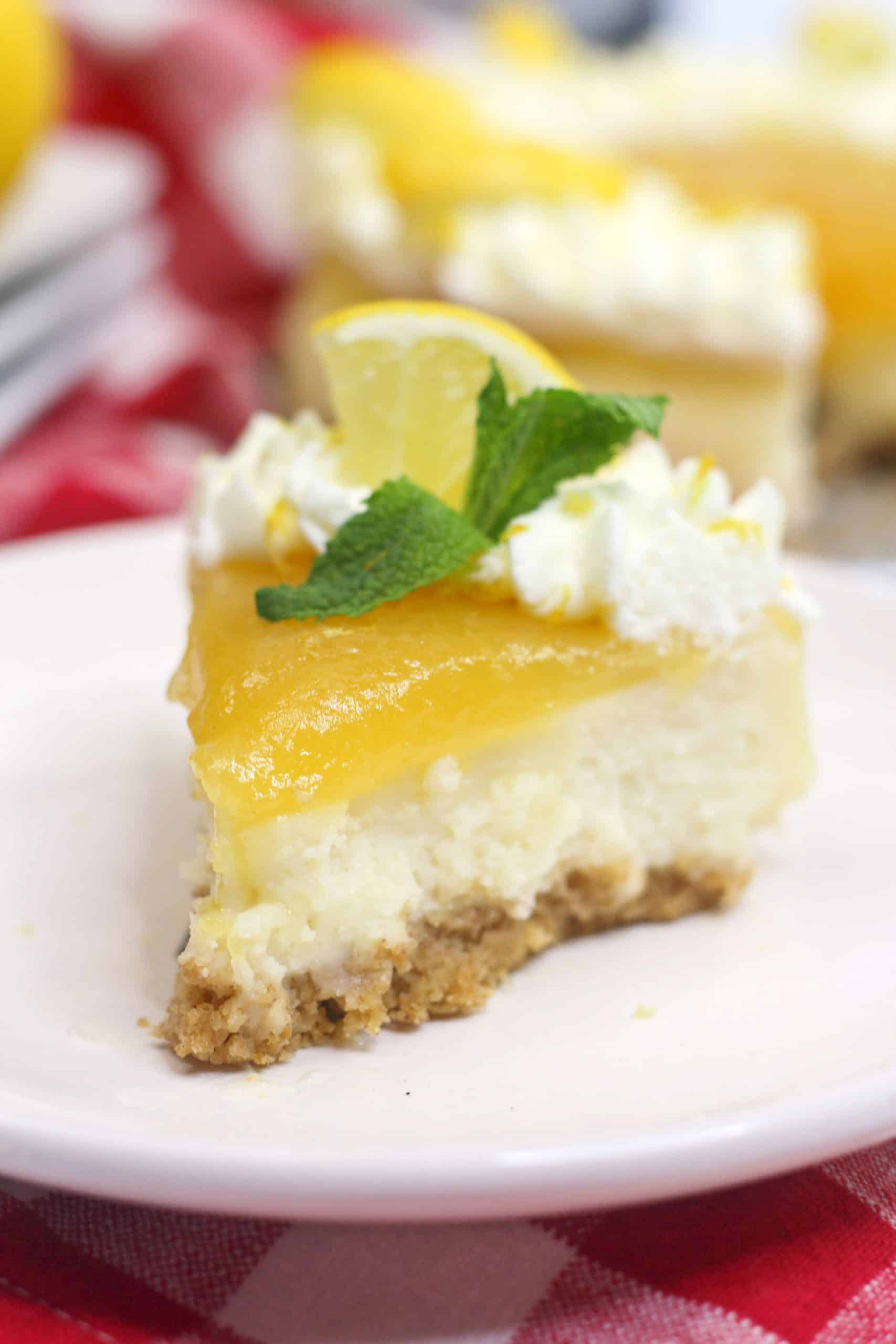 Instant Pot Lemon Cheesecake - Sweet Pea's Kitchen