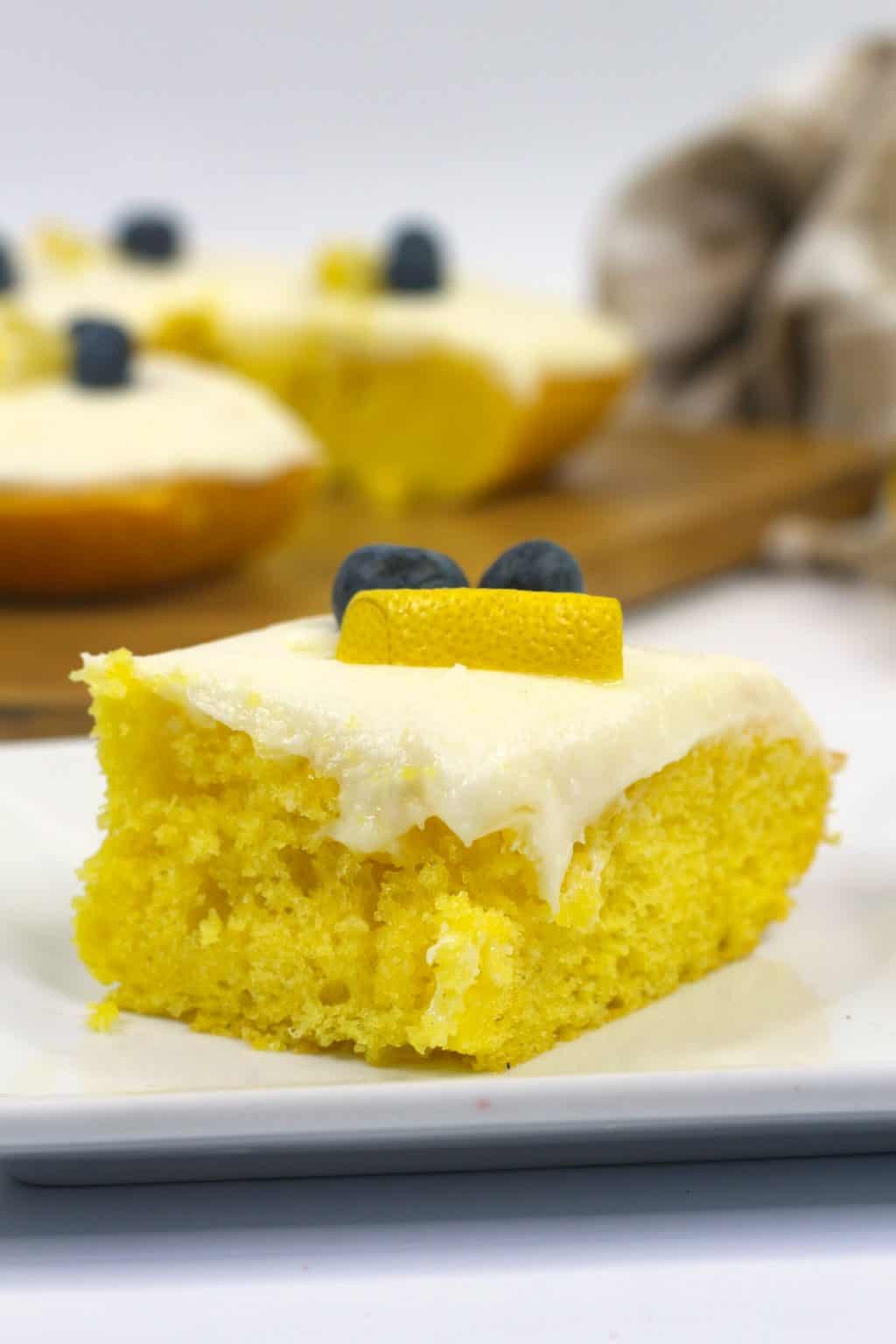 Easy Homemade Lemon Sheet Cake Recipe | Sweet Pea's Kitchen