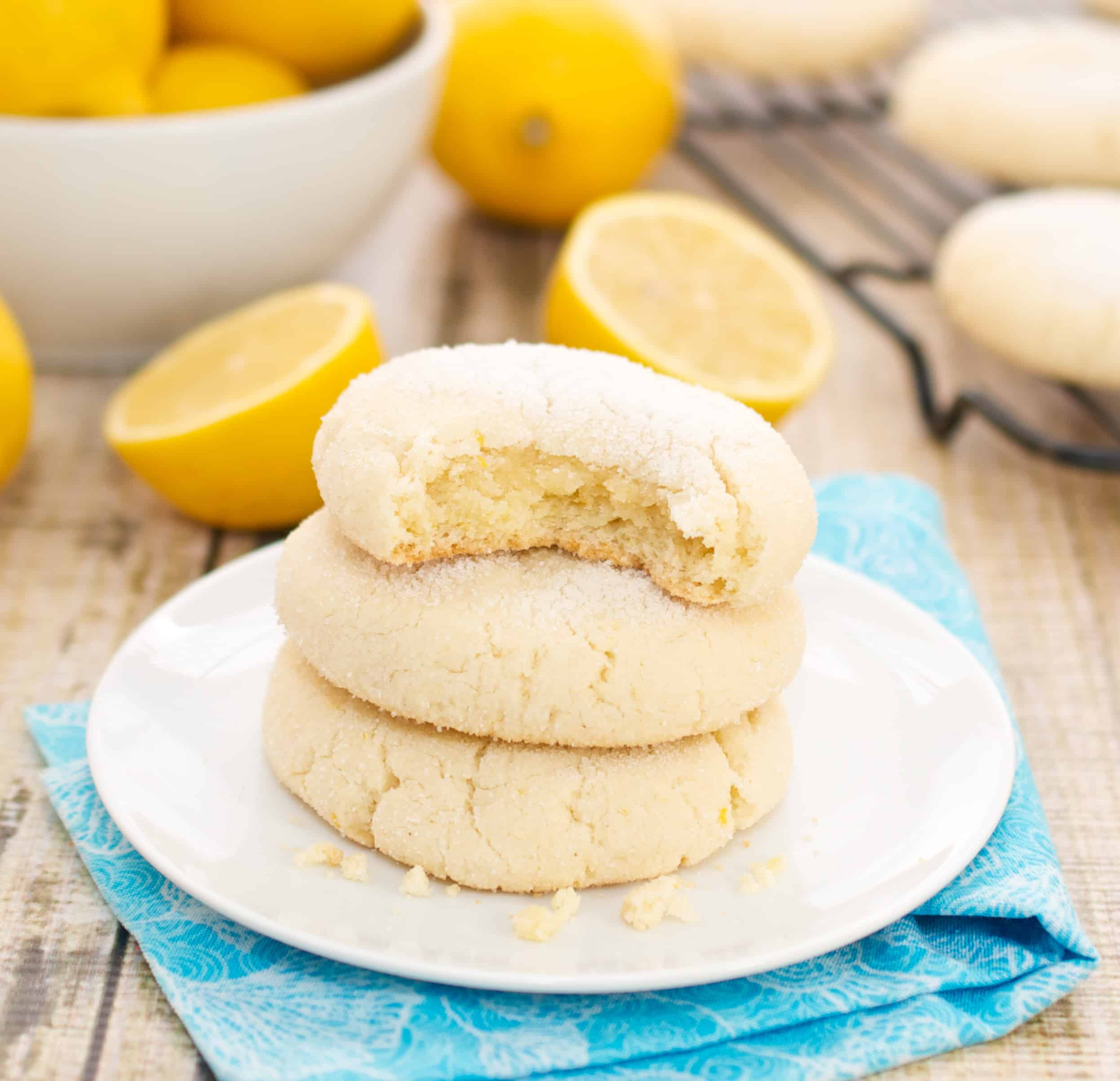 Chewy Lemon Cookies