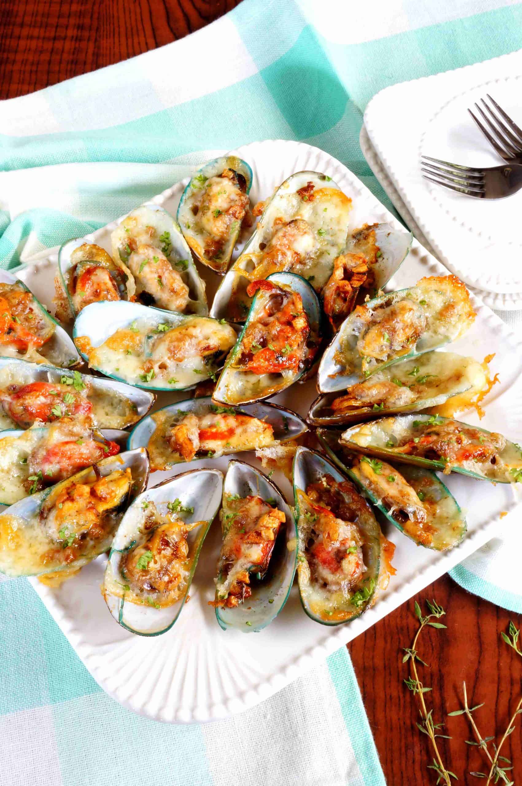 Easy Baked Mussels Recipe