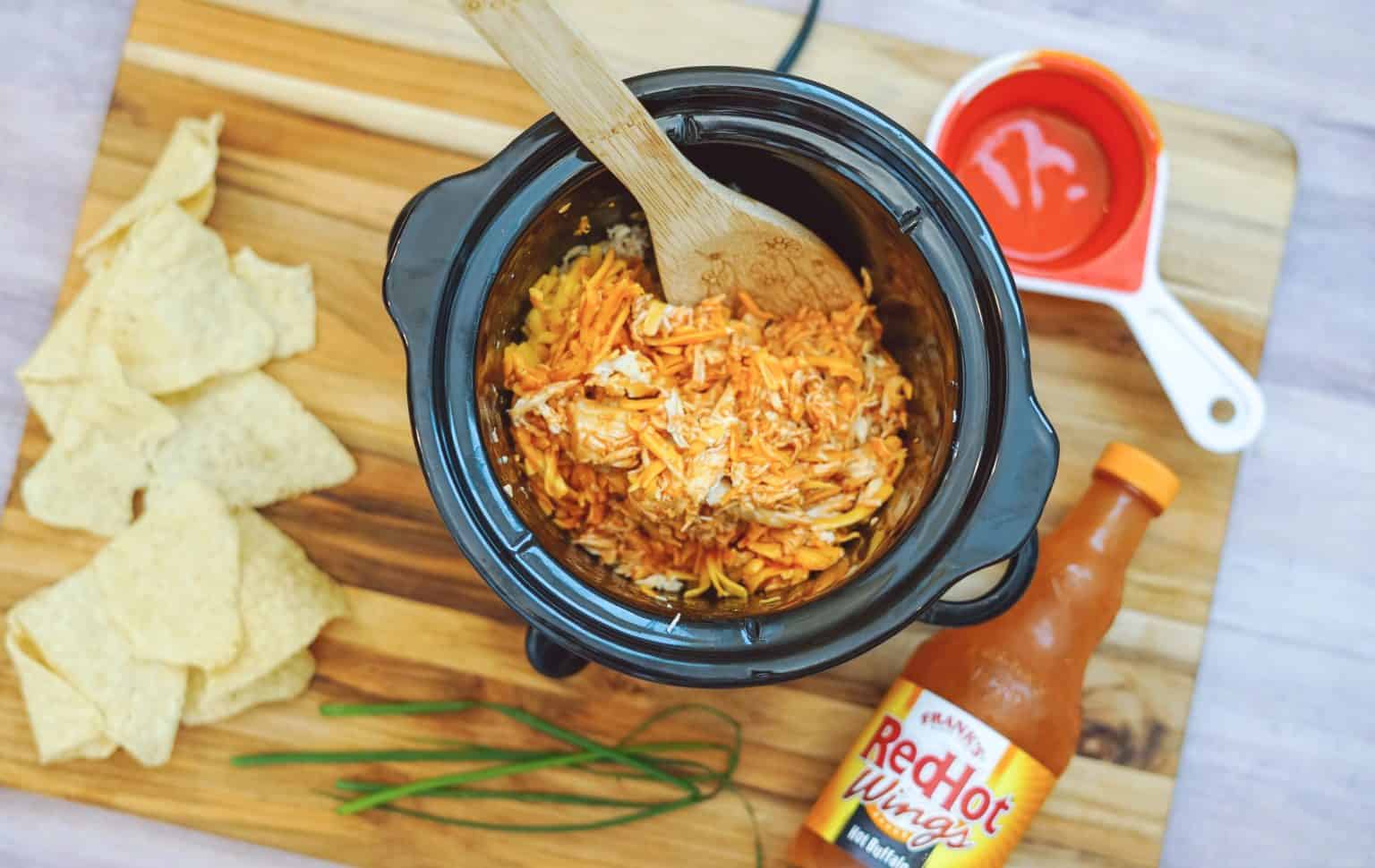 CrockPot Buffalo Chicken Dip Sweet Pea's Kitchen