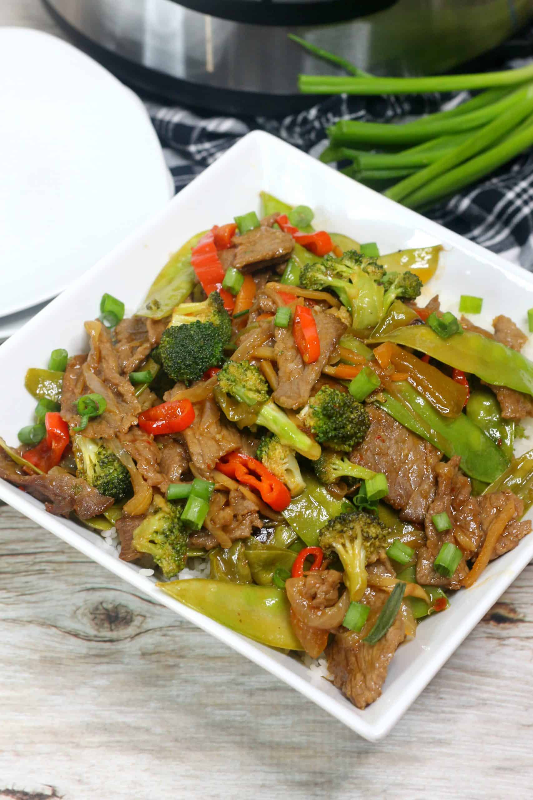 Beef stir fry strips best sale instant pot