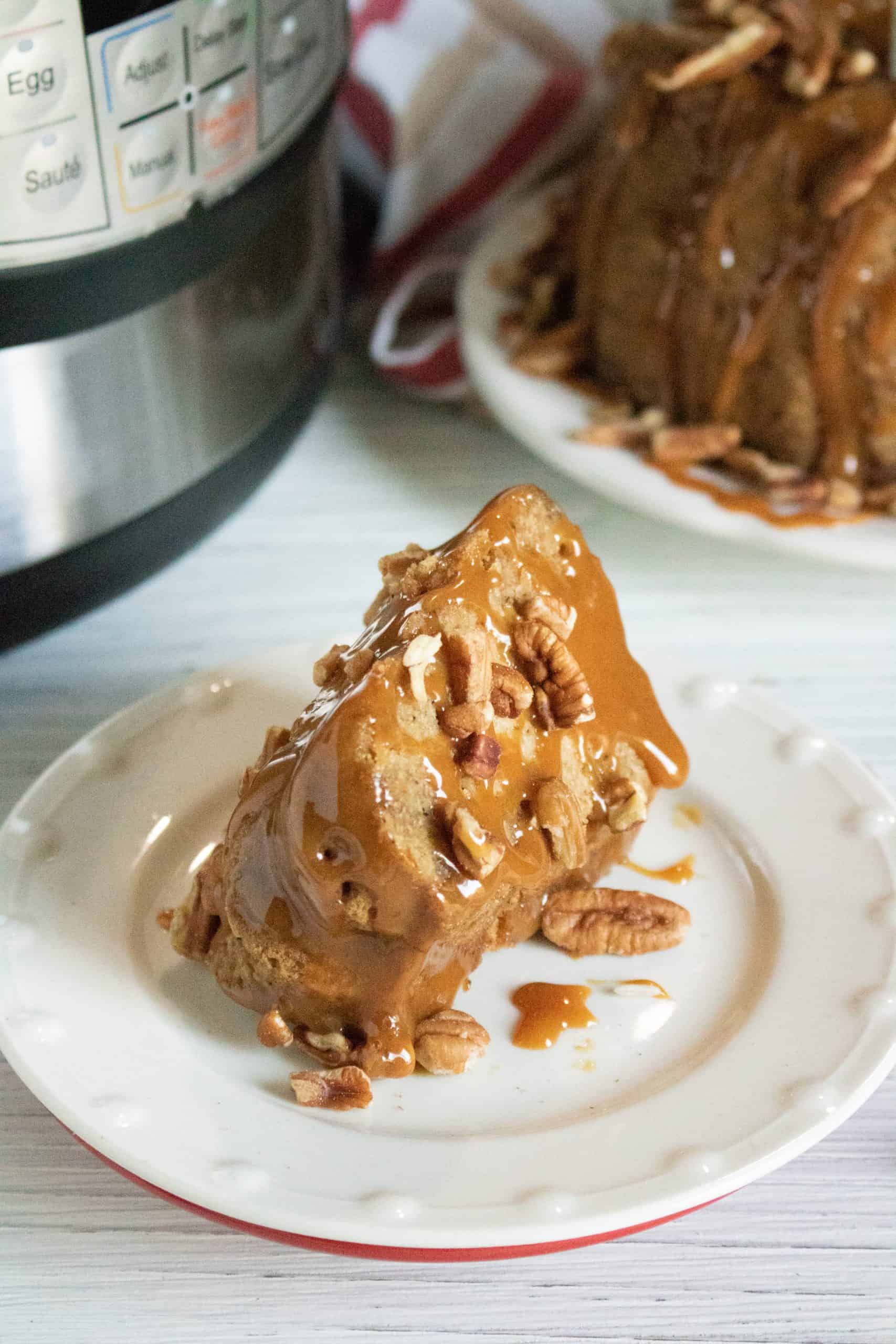 Instant Pot Mint Chip Bundt Cake Recipe - Sweet Pea's Kitchen