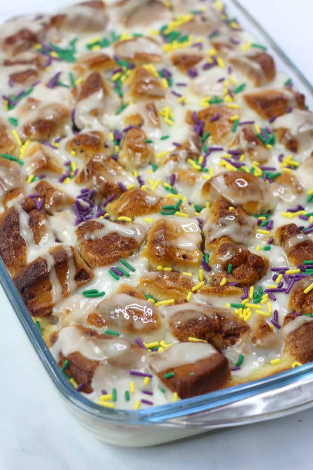 Layered Cinnamon Roll Cake Recipe Sweet Pea's Kitchen