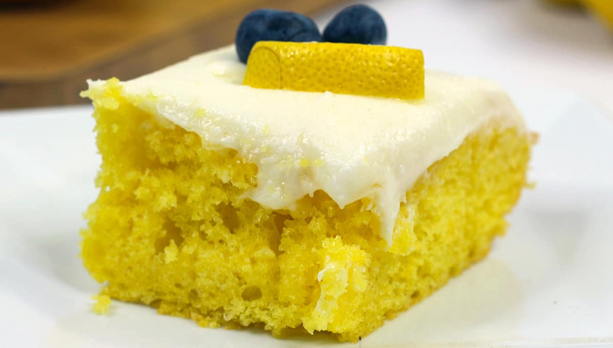 Easy Homemade Lemon Sheet Cake Recipe Sweet Pea's Kitchen