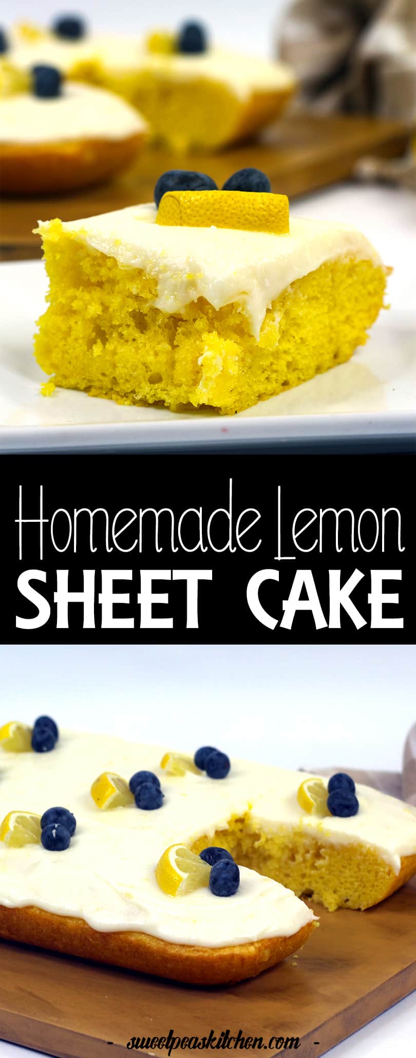 Easy Homemade Lemon Sheet Cake Recipe