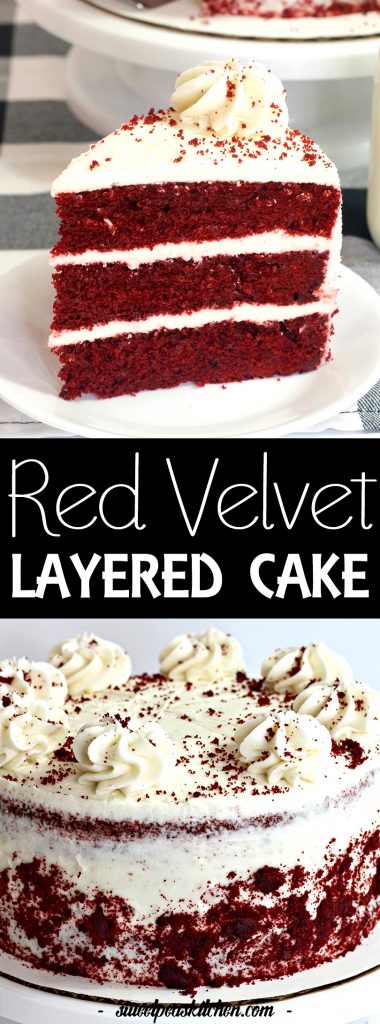 Easy Layered Red Velvet Cake Recipe - Sweet Pea's Kitchen