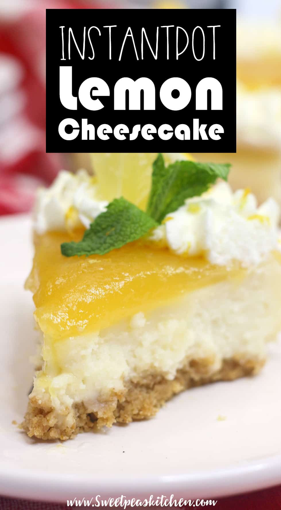 	instant pot lemon cheesecake