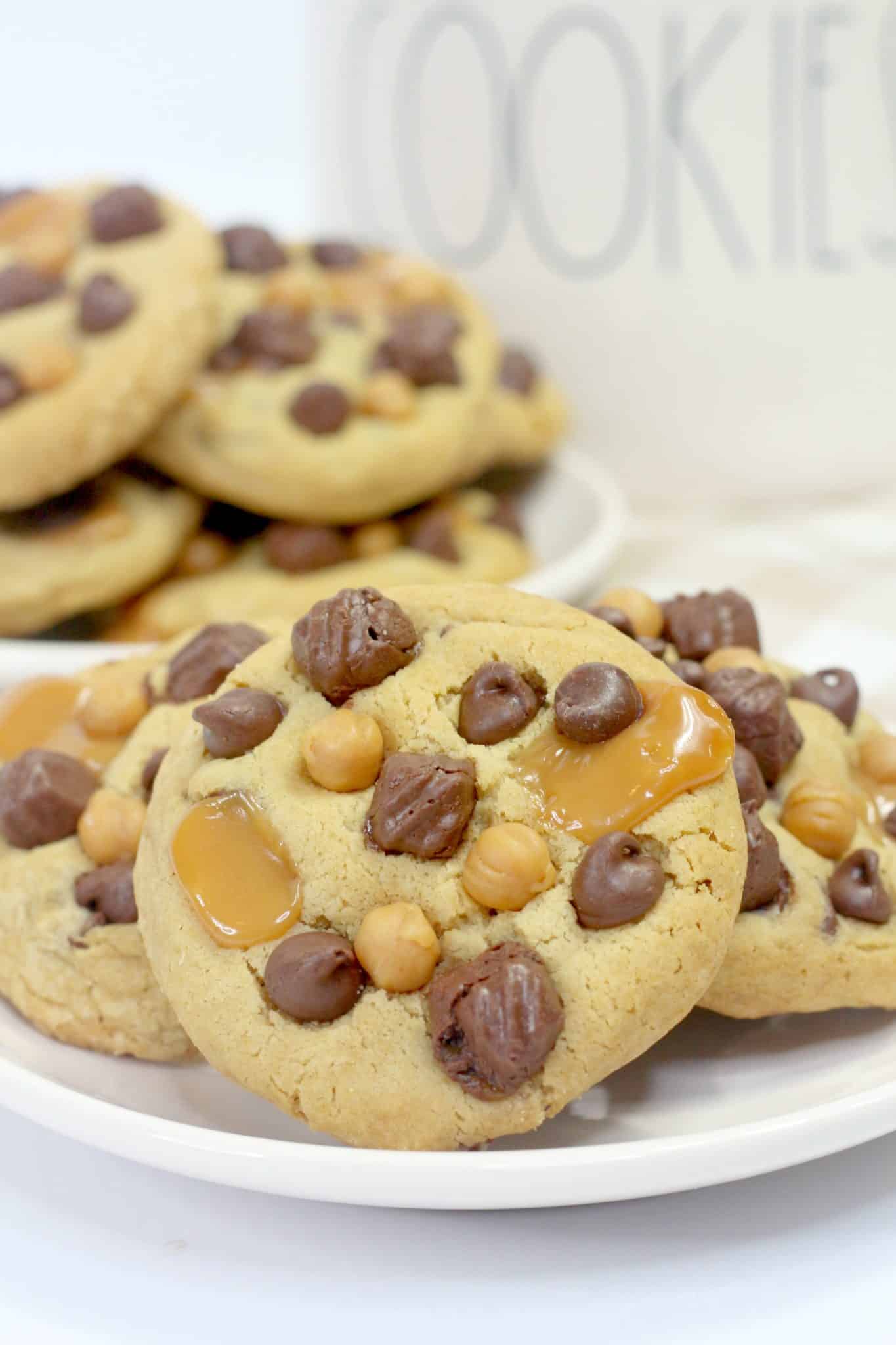 Salted Caramel Chocolate Chip Cookies - Sweet Pea's Kitchen