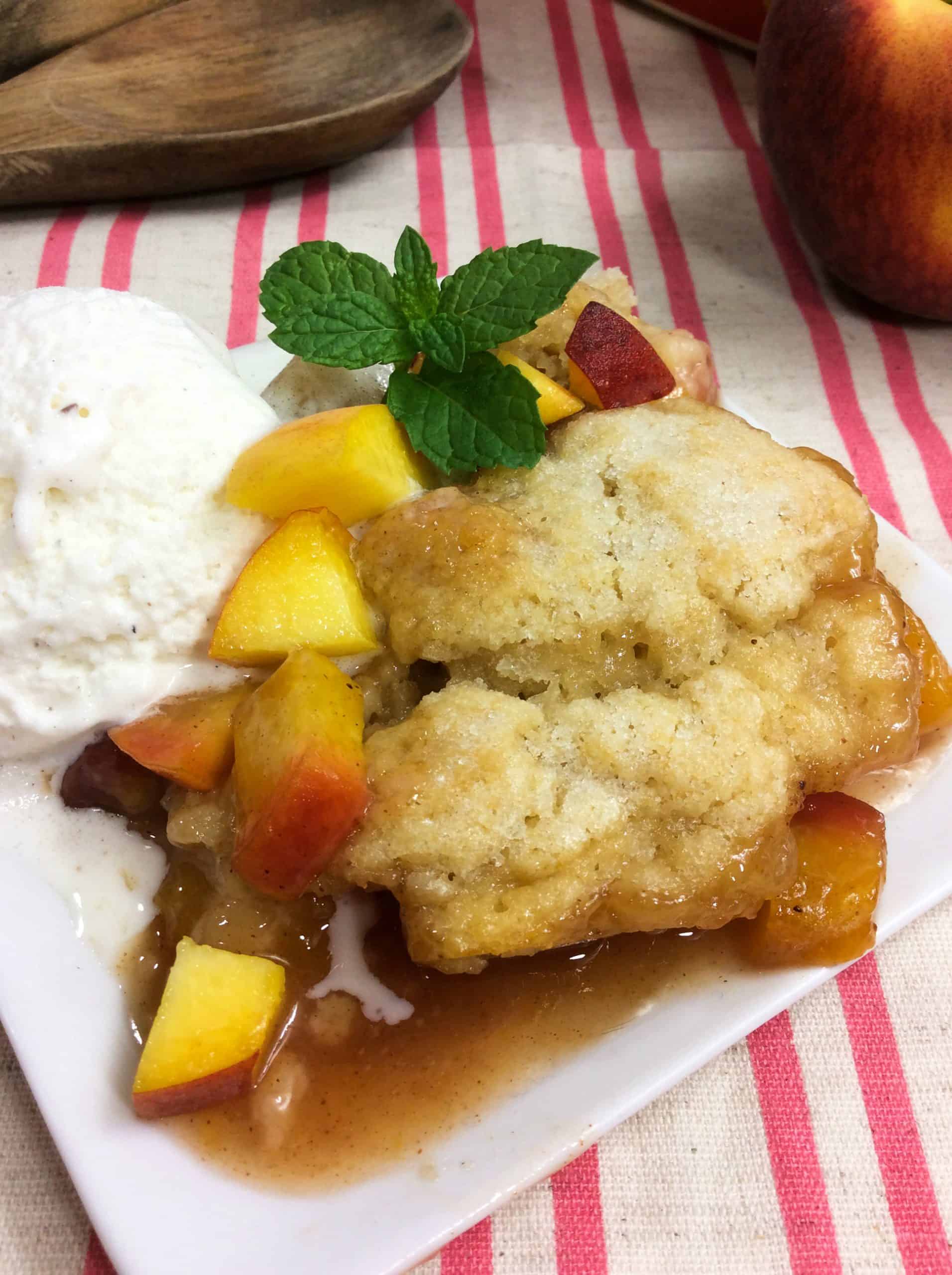 Old Fashioned Peach Cobbler