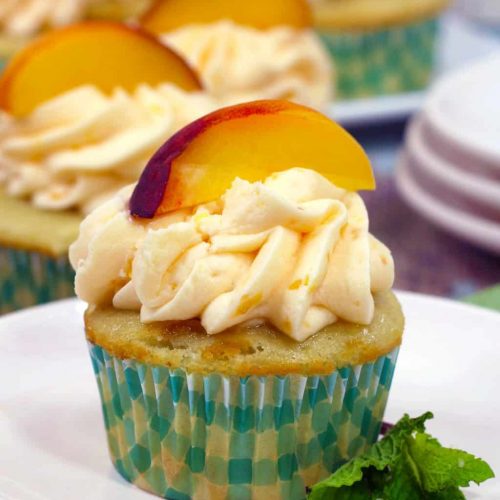 Best Peach Cupcakes Recipe - Sweet Pea's Kitchen