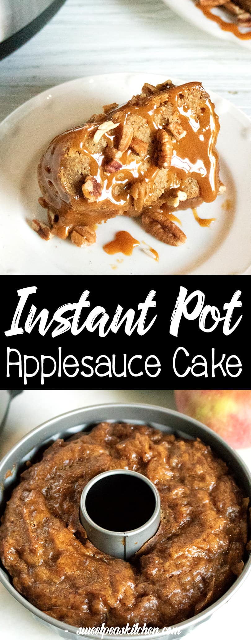 Super Easy Instant Pot Applesauce Cake - Margin Making Mom®