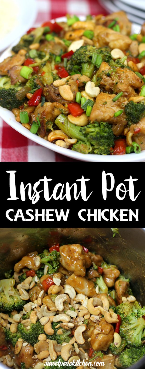Instant Pot Cashew Chicken - Sweet Pea's Kitchen