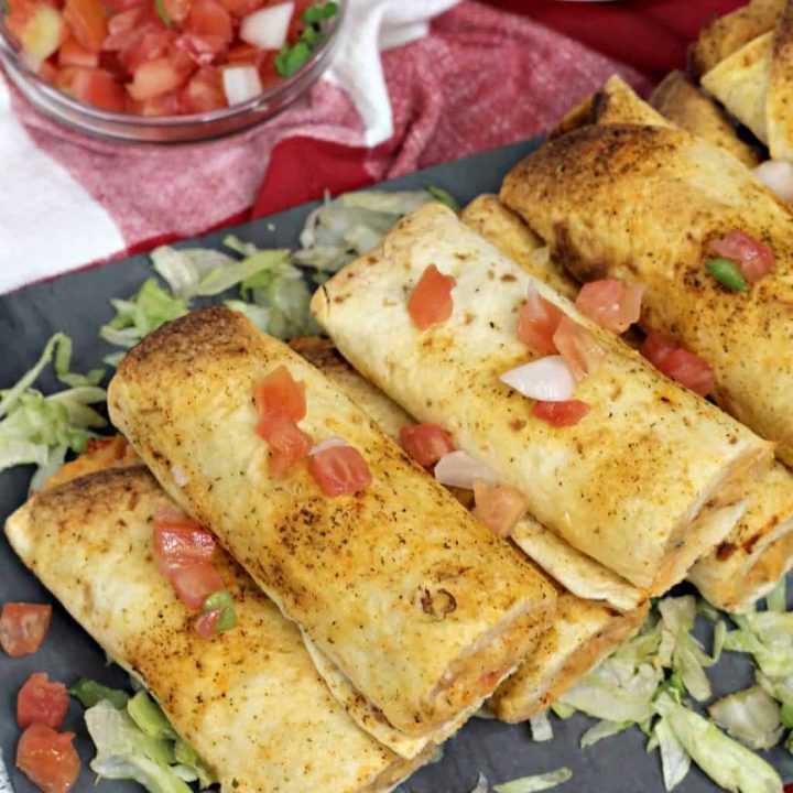 Instant Pot Salsa Chicken Taquitos Recipe Sweet Pea S Kitchen