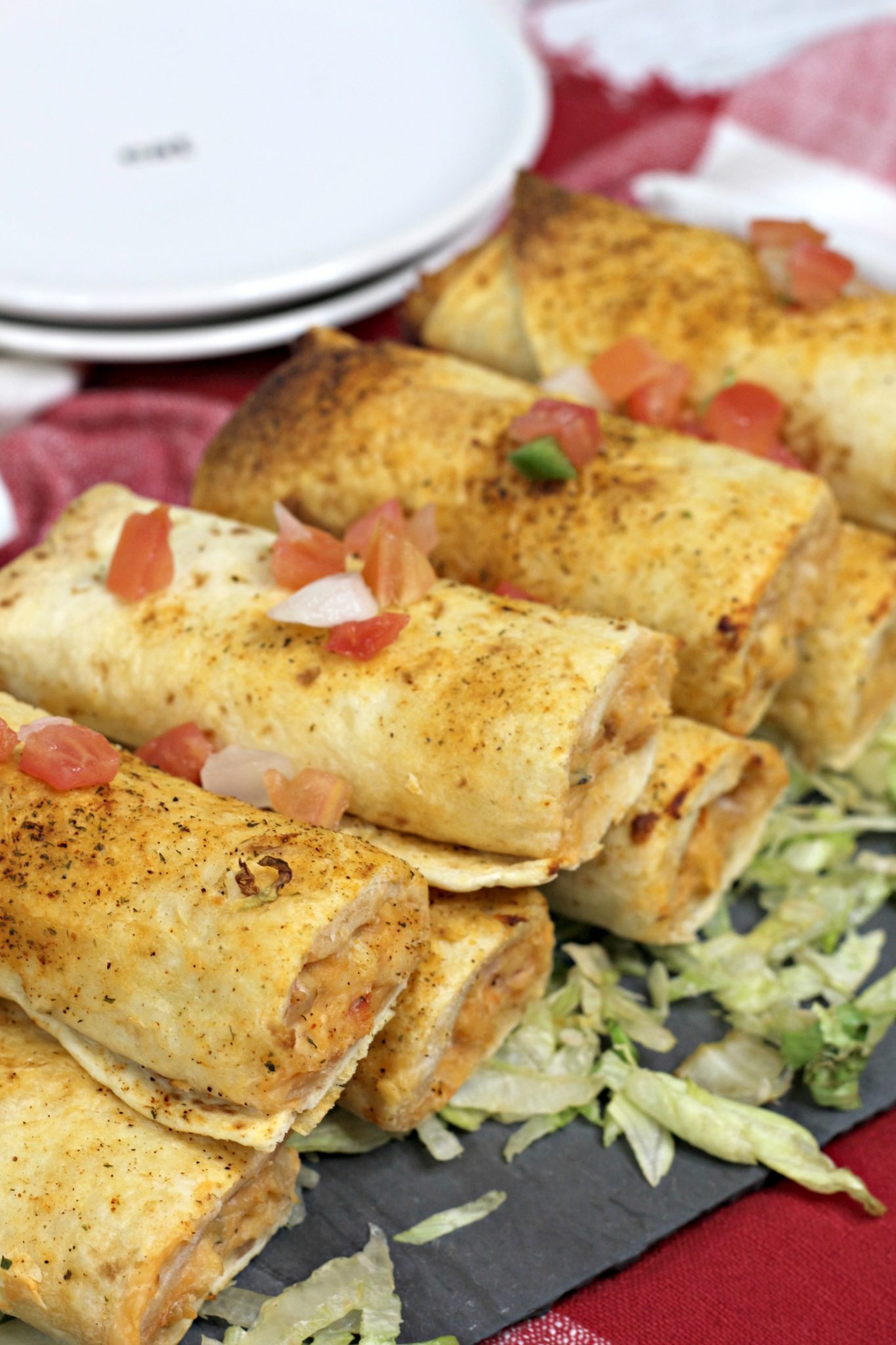 Instant Pot Salsa Chicken Taquitos Recipe Sweet Pea's Kitchen