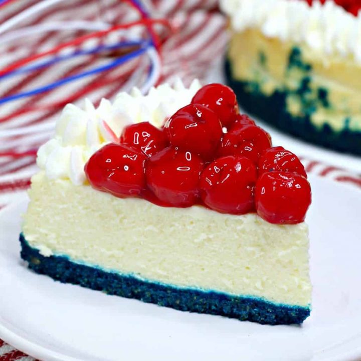 Instant Pot Red White And Blue Cheesecake