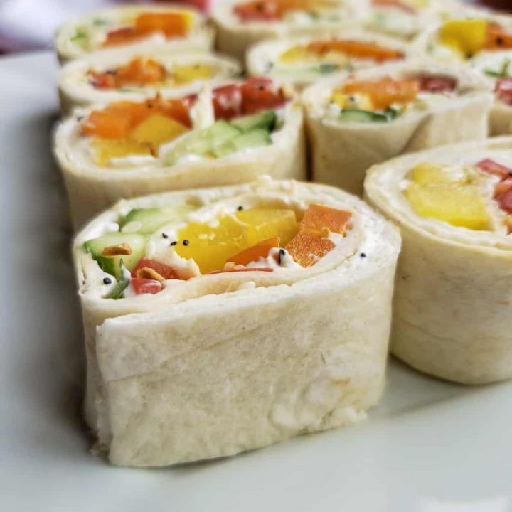 Easy Rainbow Veggie Pinwheels Recipe Sweet Pea's Kitchen