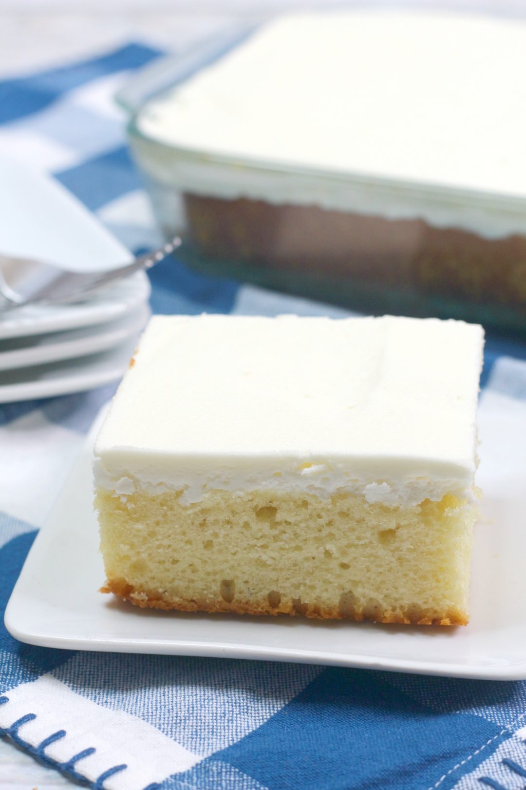 The Best Vanilla Crazy Cake - Sweet Pea's Kitchen