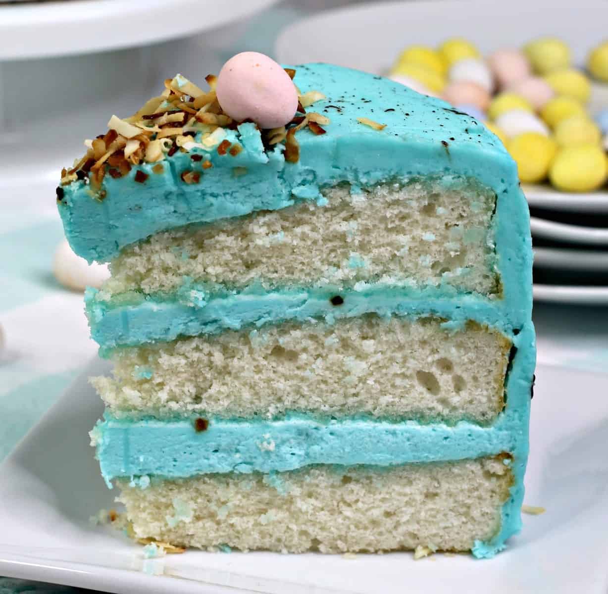 Easter Cake Recipe Bird Nest Layered Cake Sweet Pea's Kitchen