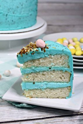 decorated Easter cake, Bird Nest Layered Cake, easy Easter cake