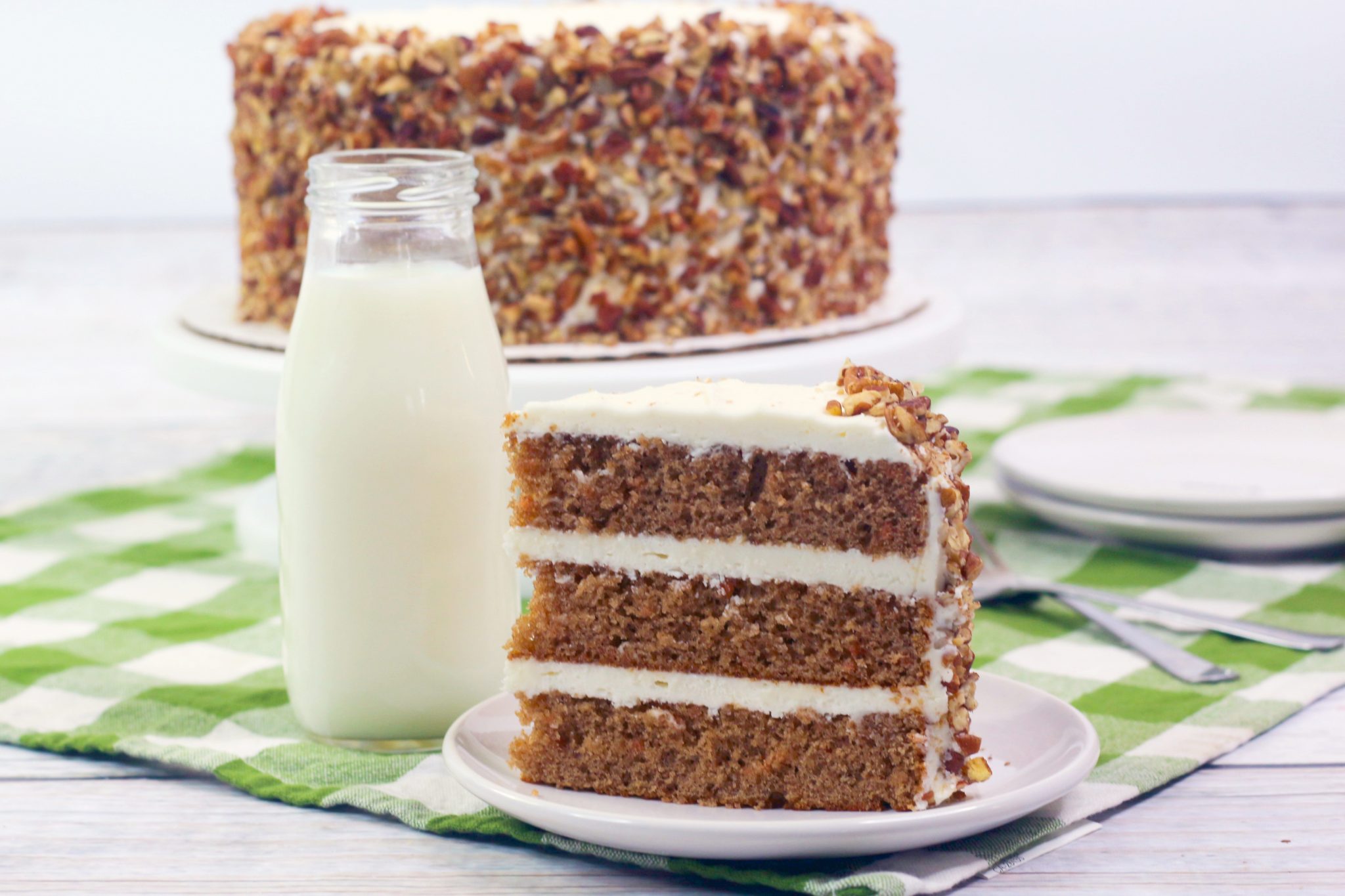 Layered Carrot Cake Recipe - Sweet Pea's Kitchen