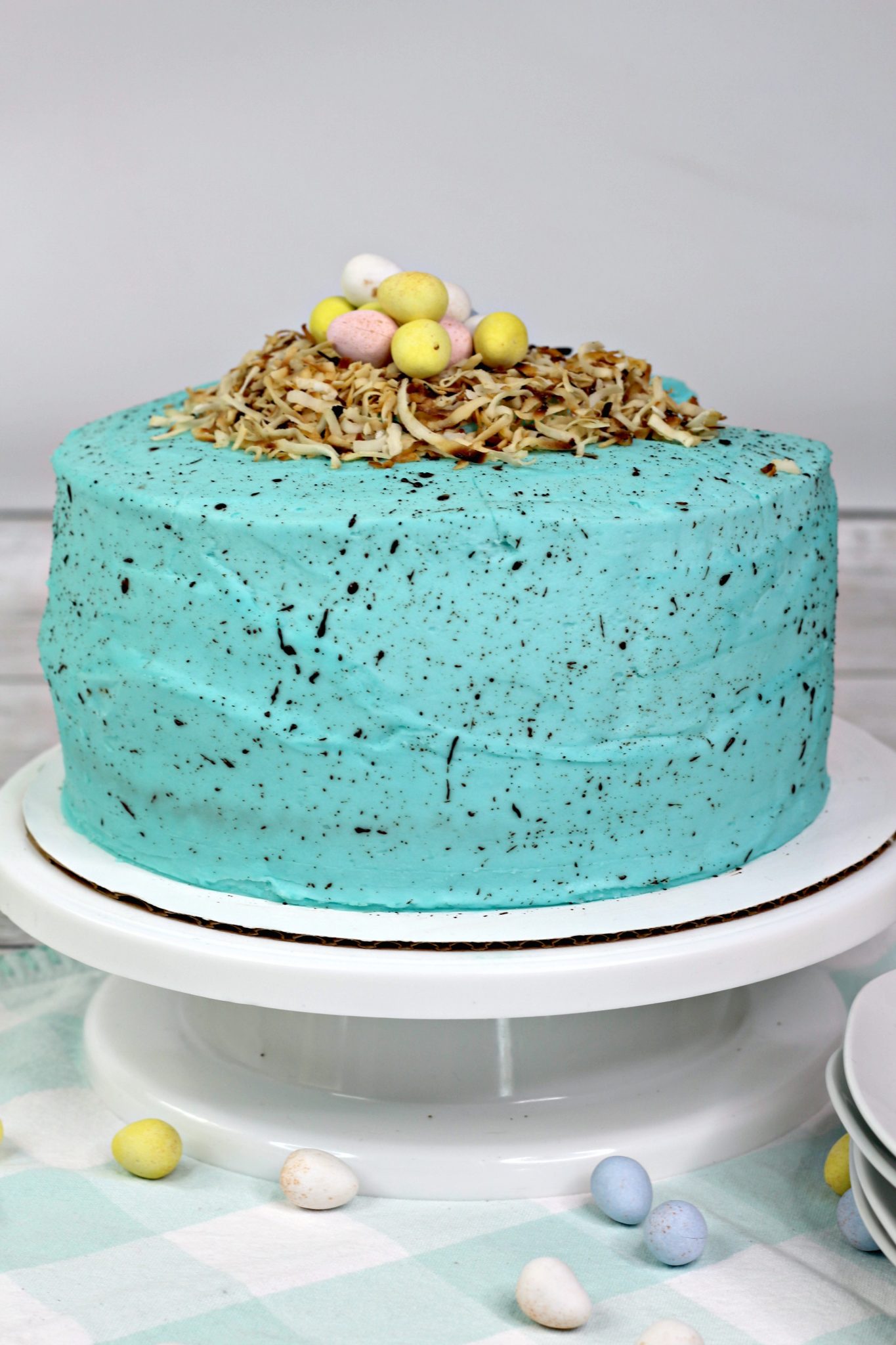 Easter Cake Recipe Bird Nest Layered Cake Sweet Pea's Kitchen