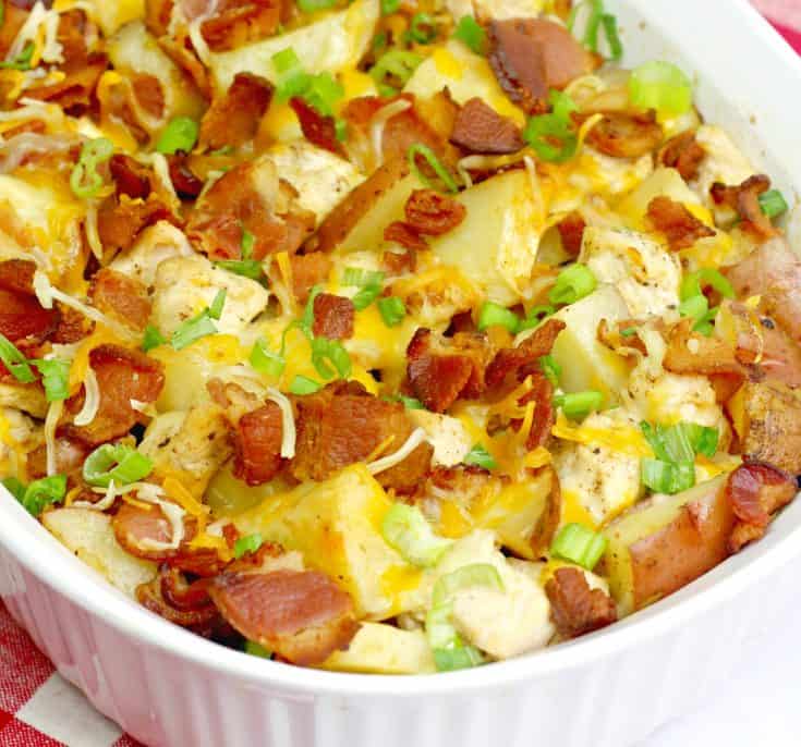 Loaded Baked Potato Chicken Casserole Recipe Sweet Pea S Kitchen