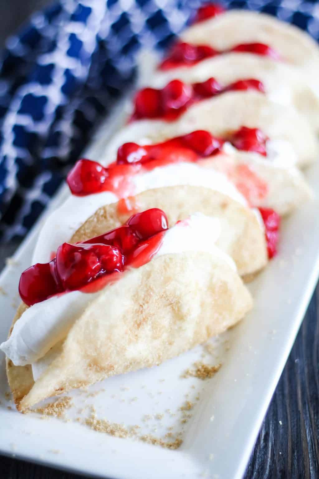 cheesecake tacos