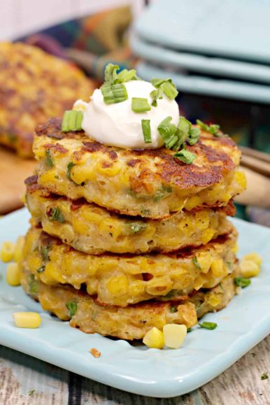 Quick and Easy Pan Fried Corn Fritters Recipe - Sweet Pea's Kitchen