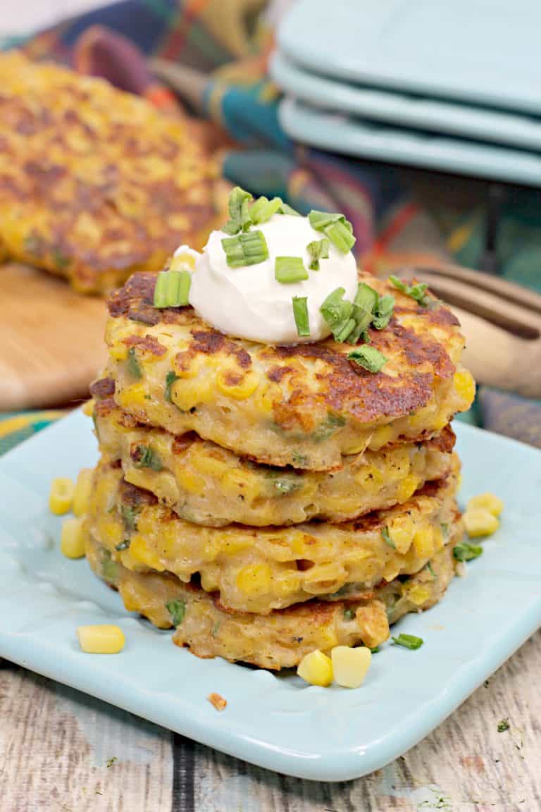 Quick and Easy Pan Fried Corn Fritters Recipe - Sweet Pea's Kitchen