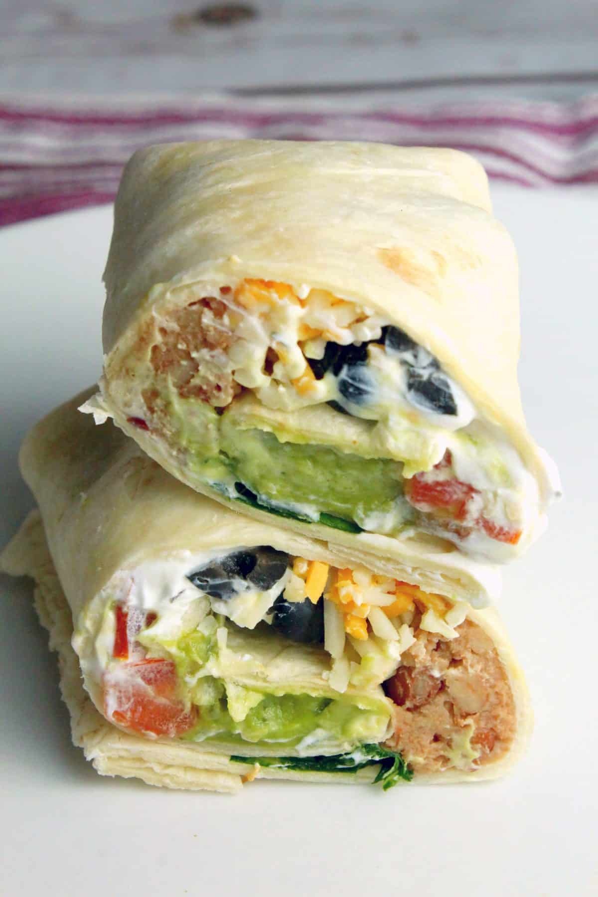 Easy 7 Layer Burrito Recipe - Sweet Pea's Kitchen